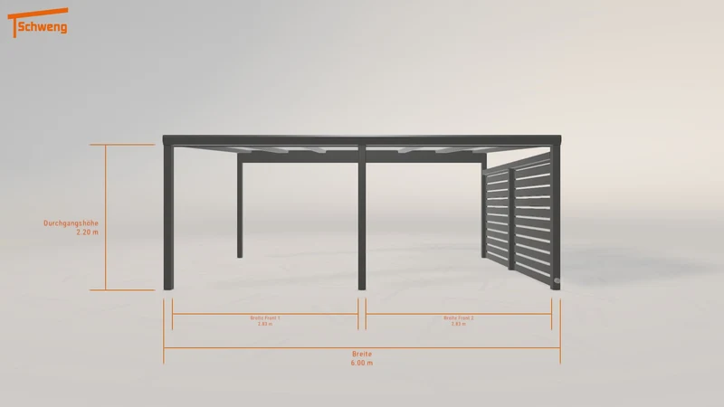 #DE Schweng Pultdachcarport S400 (ID bkryw5) #MTG