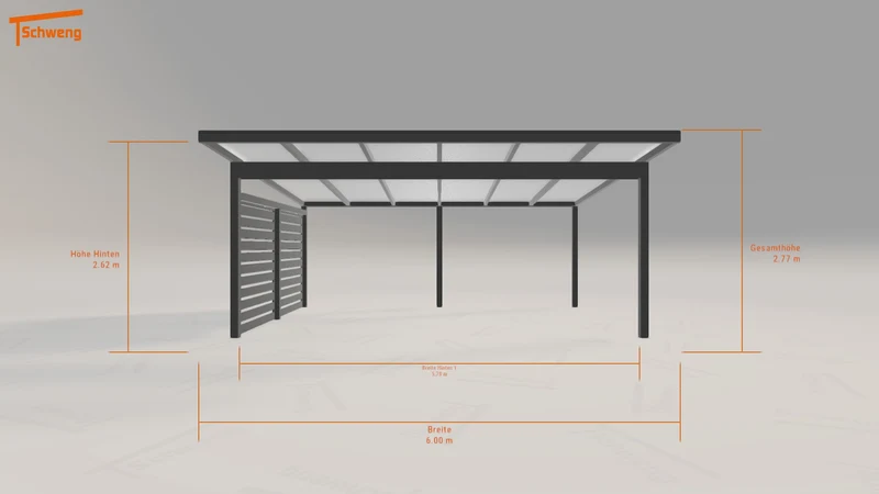 #DE Schweng Pultdachcarport S400 (ID bkryw5) #MTG