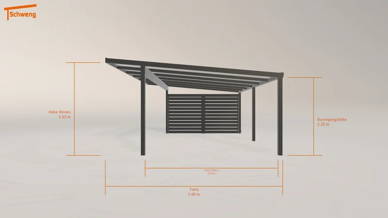 #DE Schweng Pultdachcarport S400 (ID bkryw5) #MTG