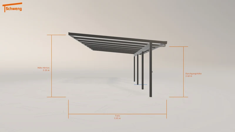 #DE Schweng Terrassenüberdachung S400 (ID k2d8zb)