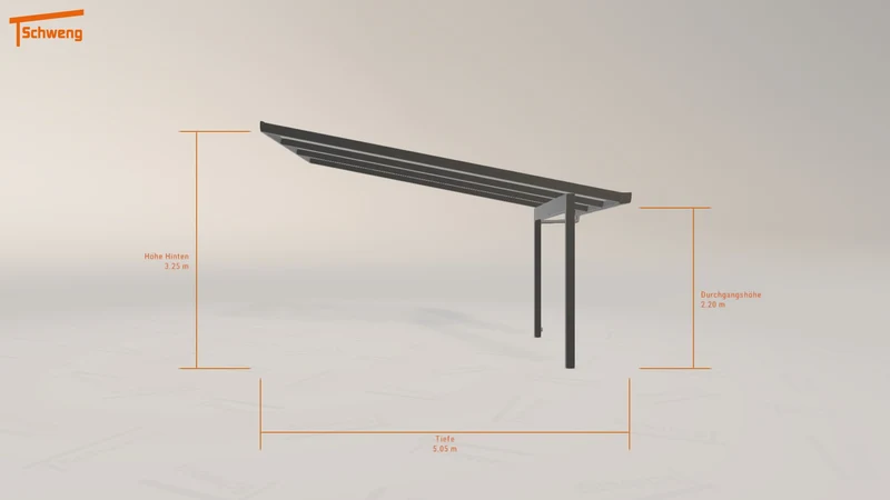 #DE Schweng Pultdachcarport S400 (ID 2q4d79) #MTG