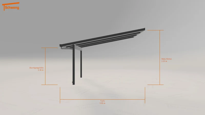 #DE Schweng Pultdachcarport S400 (ID 2q4d79) #MTG