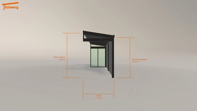 #DE Schweng Terrassenüberdachung S350 (ID 9wjkp7)
