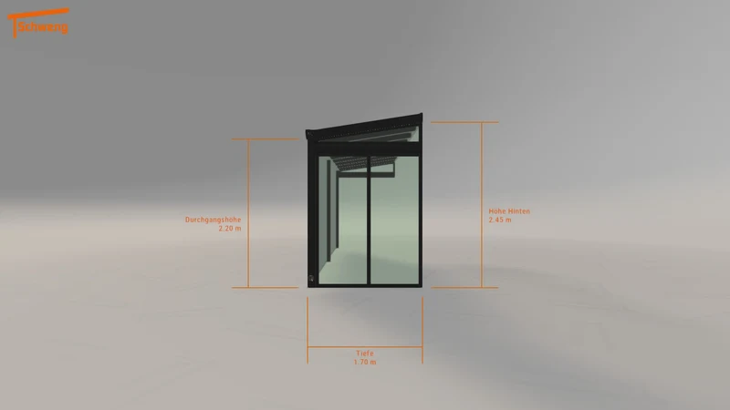#DE Schweng Terrassenüberdachung S350 (ID 9wjkp7)