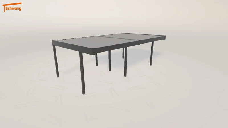 #AT Schweng Flachdachcarport C600 (ID zbrp45)