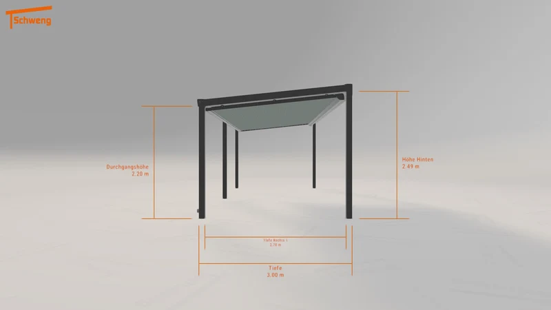#DE Schweng Terrassenüberdachung S350 (ID n5wypr)