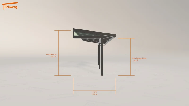 #DE Schweng Terrassenüberdachung S350 (ID jjd42w)