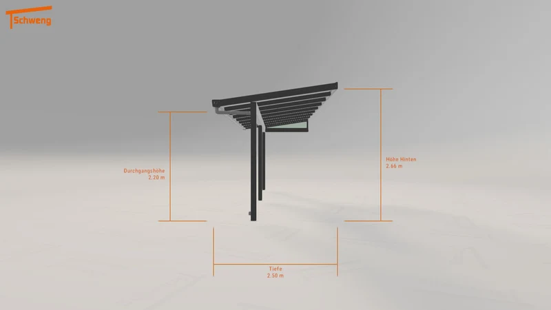 #DE Schweng Terrassenüberdachung S350 (ID jjd42w)