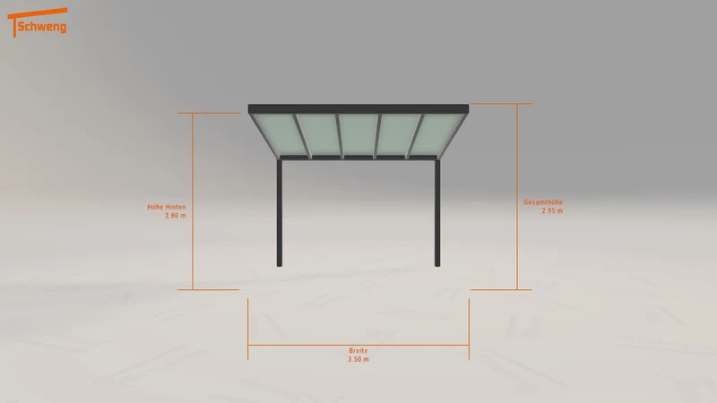 #AT Schweng Terrassenüberdachung S350 (ID 42y78z)