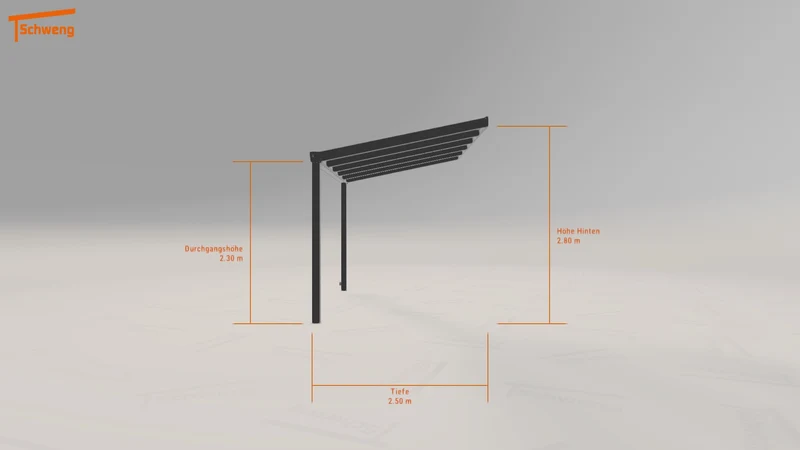 #AT Schweng Terrassenüberdachung S350 (ID 42y78z)