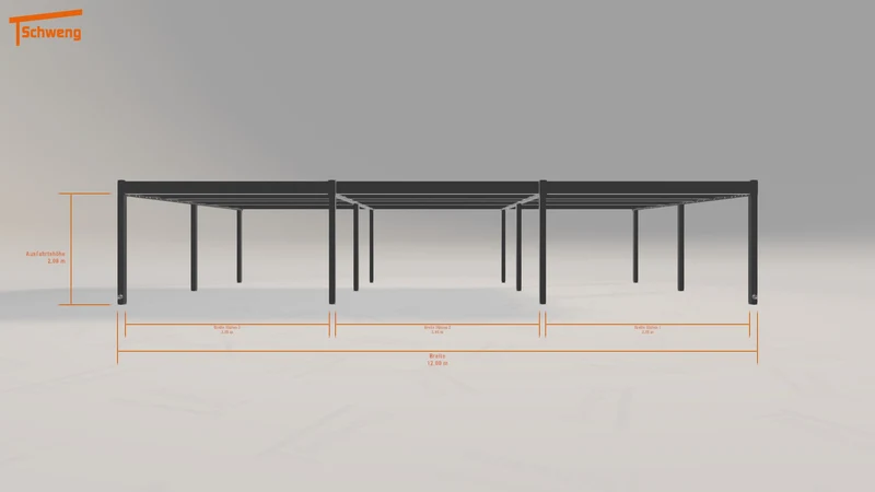 #DE Schweng Flachdachcarport C600 (ID n5wyjw) #MTG