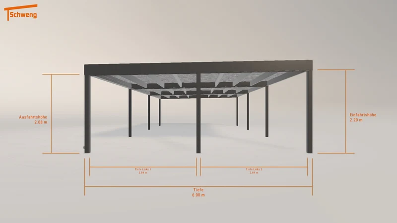 #DE Schweng Flachdachcarport C600 (ID n5wyjw) #MTG