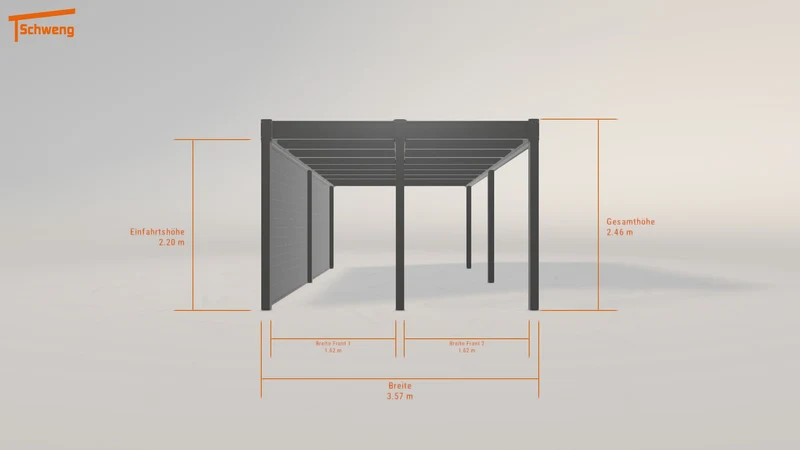 #DE Schweng Flachdachcarport C600+ (ID zb99ry) #MTG