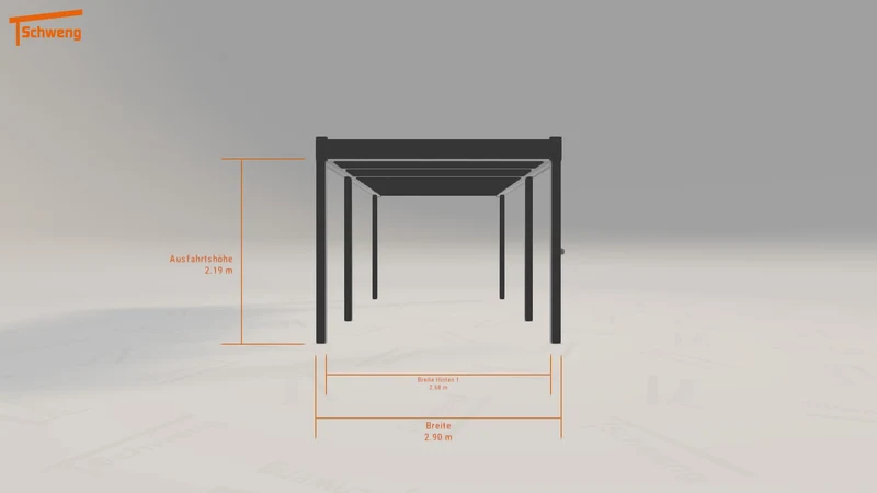 #DE Schweng Flachdachcarport C600 (ID pb55mz) #MTG