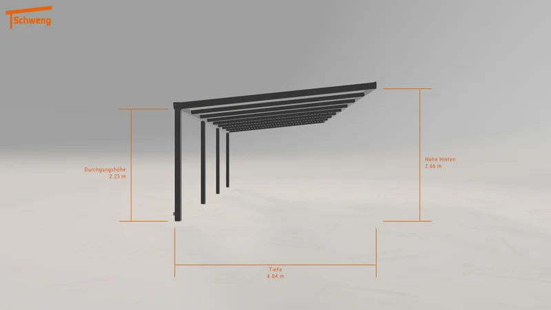 #DE Schweng Terrassenüberdachung S400 (ID n599gb)