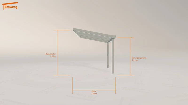 #DE Schweng Terrassenüberdachung S350 (ID bkrry5)