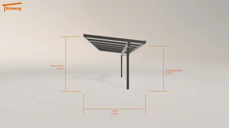 #DE Schweng Terrassenüberdachung S350 (ID qd77b8)