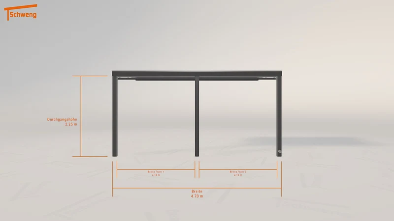 #AT Schweng Terrassenüberdachung S400 (ID 3328n3)