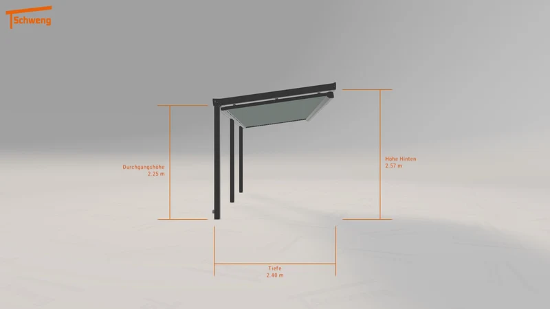 #AT Schweng Terrassenüberdachung S400 (ID 3328n3)