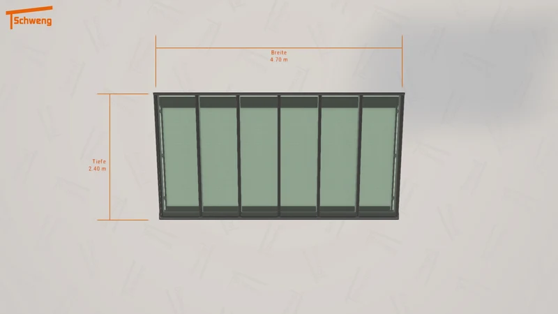 #AT Schweng Terrassenüberdachung S400 (ID 3328n3)