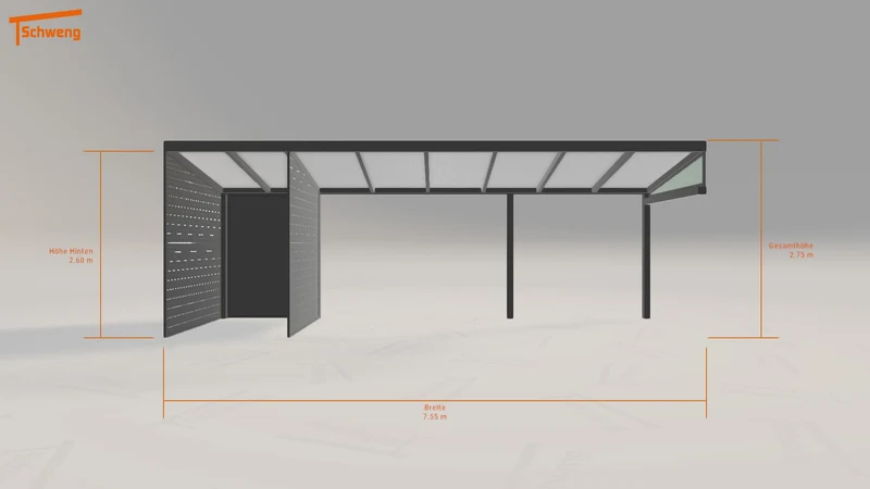 #DE Schweng Pultdachcarport S350 (ID dvm3b3) #MTG