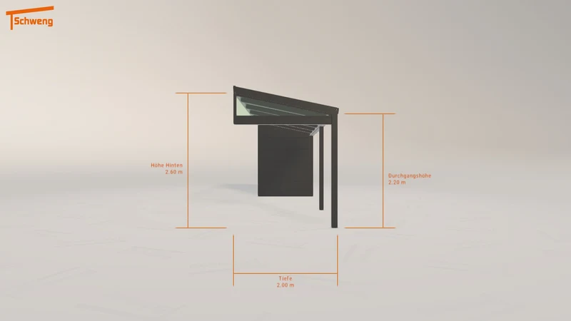 #DE Schweng Pultdachcarport S350 (ID dvm3b3) #MTG