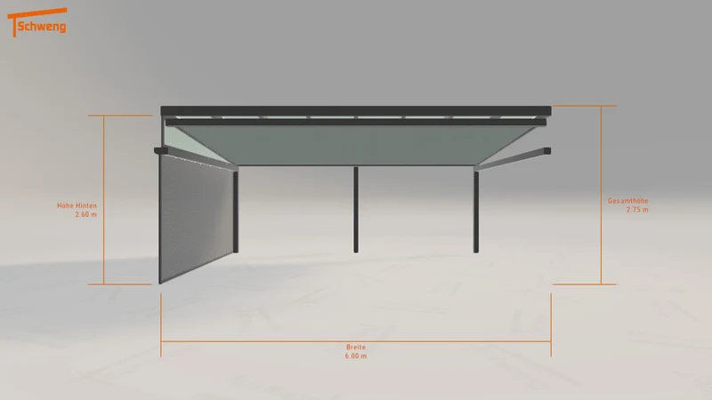 #DE Schweng Terrassenüberdachung S400 (ID k2dybd)