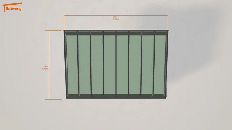 #DE Schweng Terrassenüberdachung S400 (ID k2dybd)