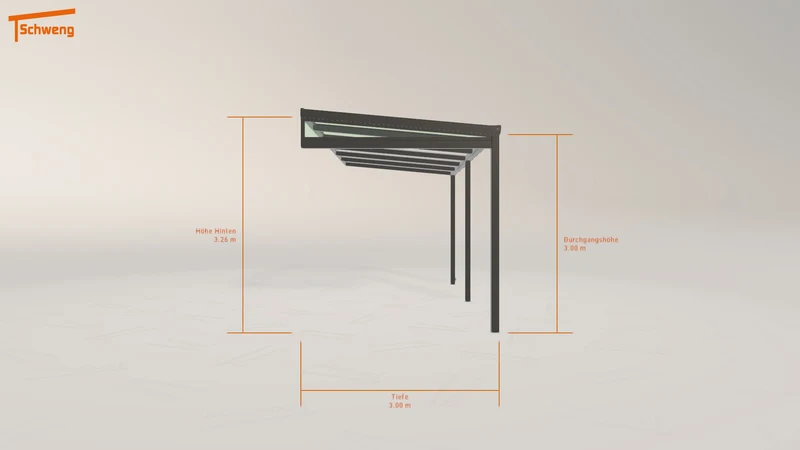 #DE Schweng Pultdachcarport S400 (ID mjkpb8)