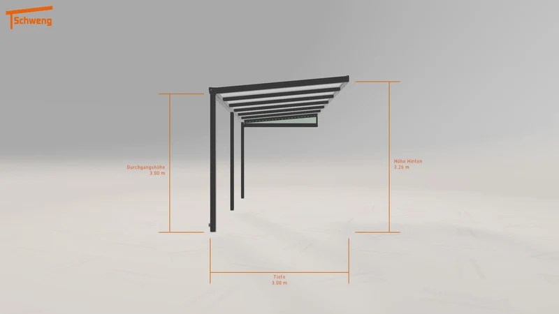 #DE Schweng Pultdachcarport S400 (ID mjkpb8)