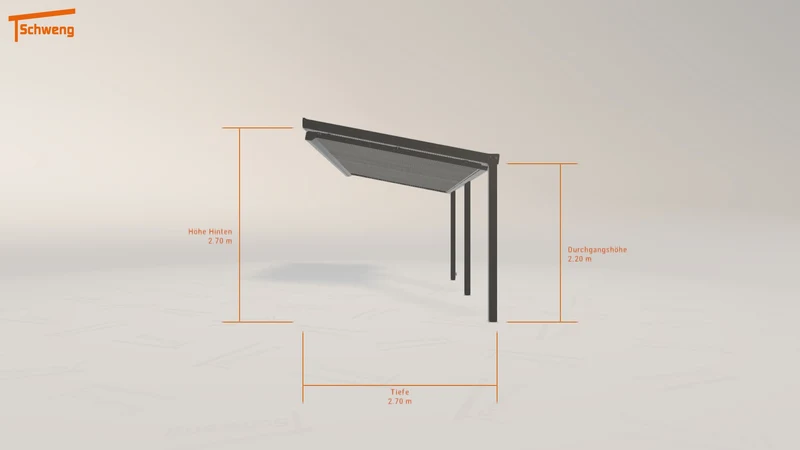 #DE Schweng Terrassenüberdachung S350 (ID k2w7rk)