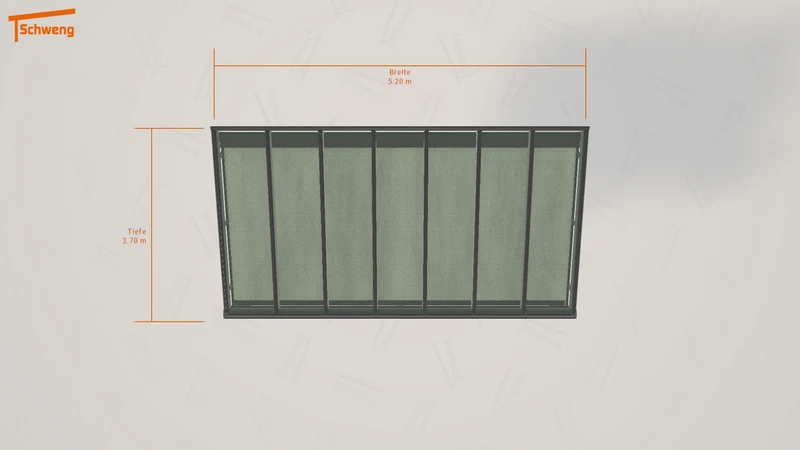 #DE Schweng Terrassenüberdachung S350 (ID k2w7rk)