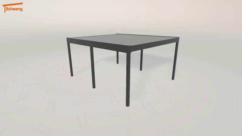#DE Schweng Flachdachcarport C600 (ID 42qzdd)