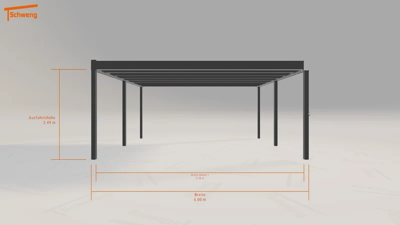 #AT Schweng Flachdachcarport C600+ (ID mjk5zr) #MTG