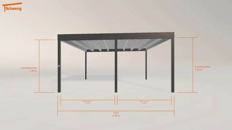 #AT Schweng Flachdachcarport C600+ (ID mjk5zr) #MTG