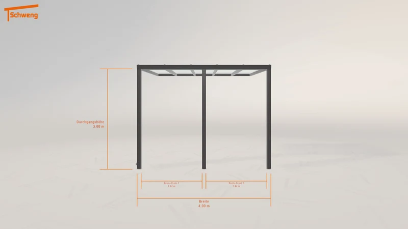 #DE Schweng Terrassenüberdachung S350 (ID v4g53n)