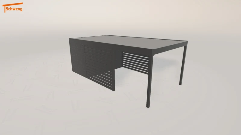#DE Schweng Flachdachcarport C600+ (ID pb58n7) #MTG