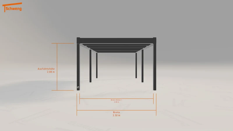 #DE Schweng Flachdachcarport C600 (ID x74zxj) #MTG