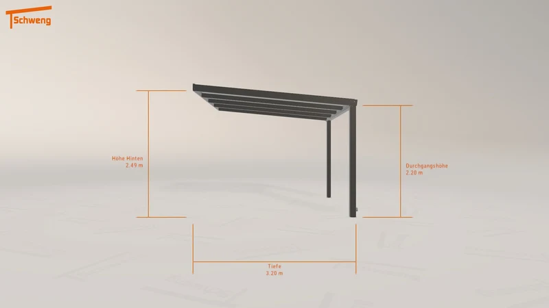 #AT Schweng Terrassenüberdachung S350 (ID 42q5zz)