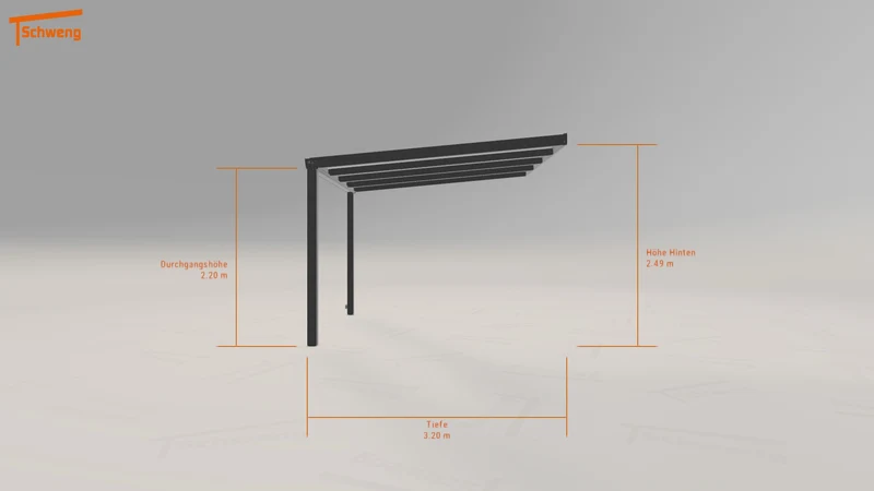 #AT Schweng Terrassenüberdachung S350 (ID 42q5zz)