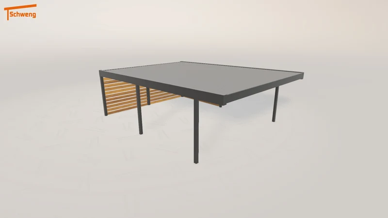 #DE Schweng Flachdachcarport C600 (ID v4g25b) #MTG