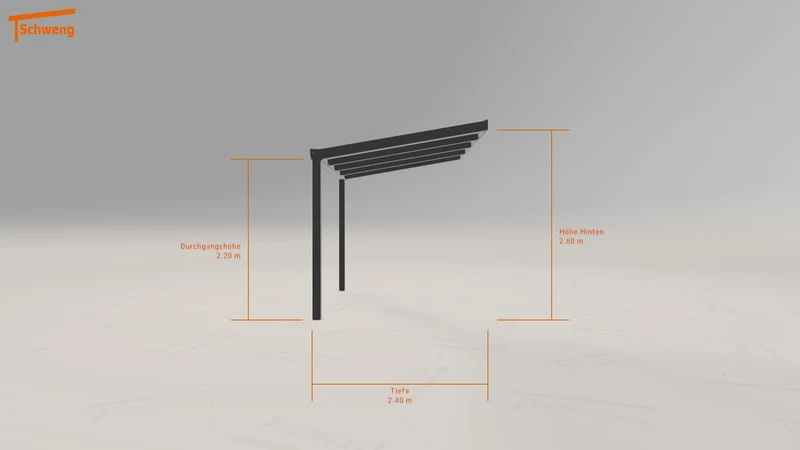 #DE Schweng Terrassenüberdachung S350 (ID 85qwx5)