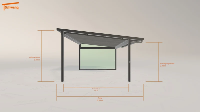 #AT Schweng Terrassenüberdachung S400 (ID 773qz2)