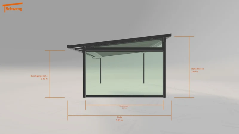 #AT Schweng Terrassenüberdachung S400 (ID 773qz2)