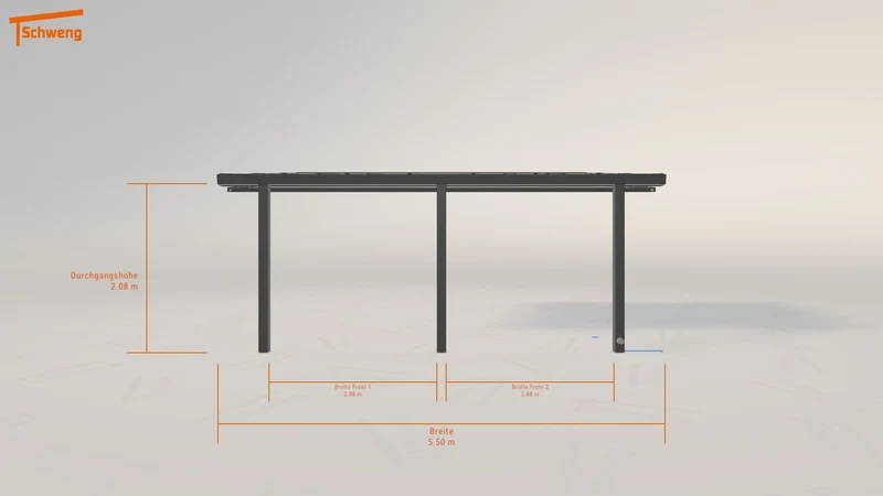 #DE Schweng Terrassenüberdachung S350 (ID ygm84r)