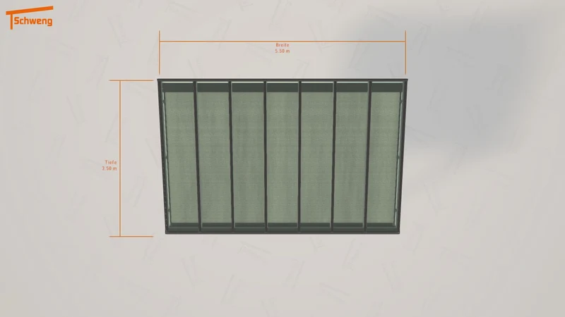 #DE Schweng Terrassenüberdachung S350 (ID ygm84r)