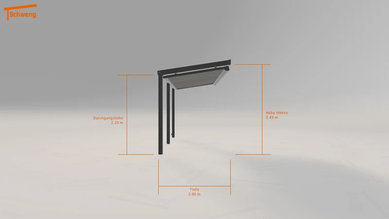 #DE Schweng Terrassenüberdachung S350 (ID qd7jmg)