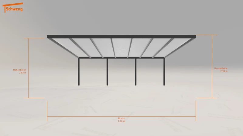 #DE Schweng Pultdachcarport S400 (ID ygm89v) #MTG