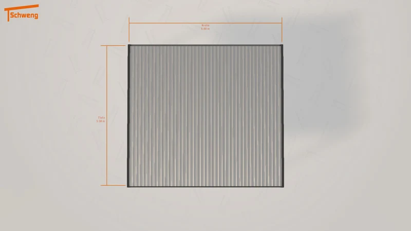 #CH Schweng Flachdachcarport C600+ (ID bkrznm)