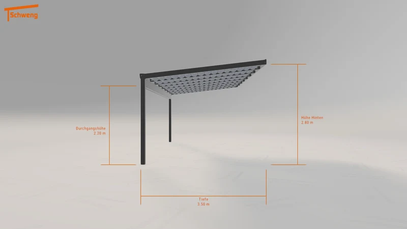 #DE Schweng Terrassenüberdachung S350 (ID qd78w4)